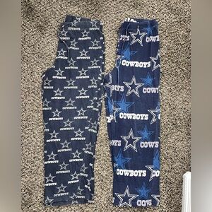 NFL Cowboys Blue and Gray Cowboys Men /Women Two Pajama Pants